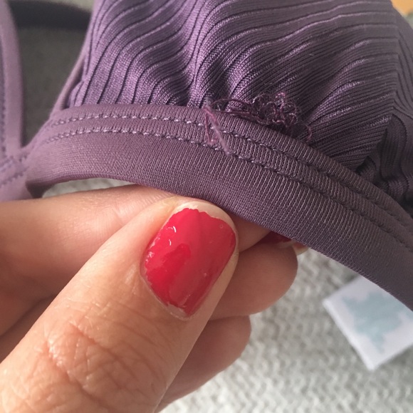 Kona Sol Purple Bikini Top - Picture 4 of 4